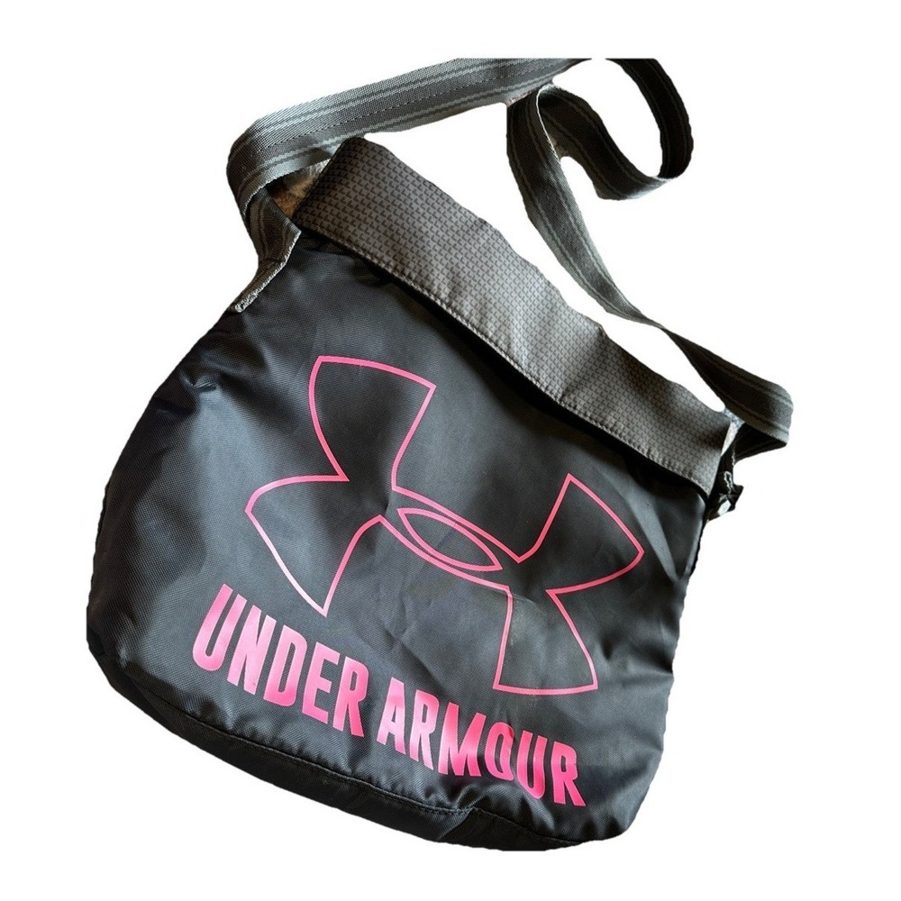 UNDER ARMOR Gray/Pink Youth Crossbody /Shoulder Bag